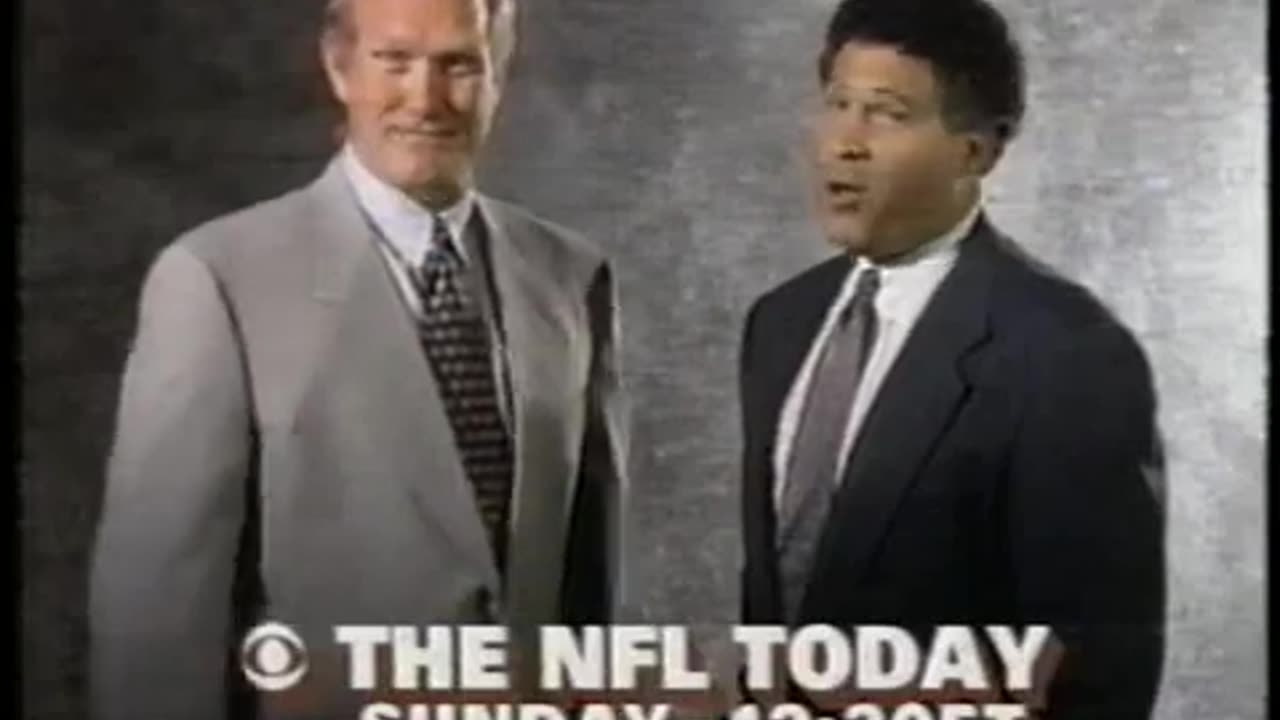 September 8, 1993 - Greg Gumbel & Terry Bradshaw 'NFL Today' Promo