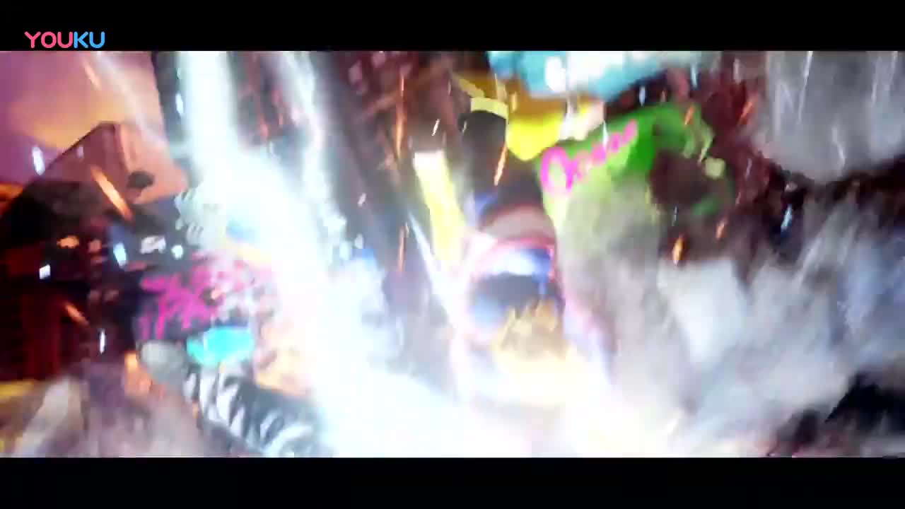 Jump Chaos: Show the amazing explosive power of the wonderful scene