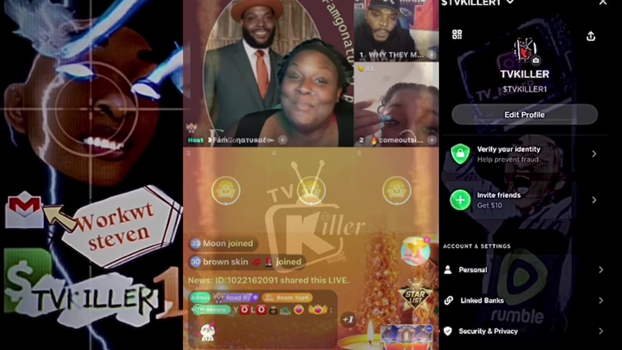 FAMGONATURAL INTERVIEW BLOCK THE SPILL BEHIND HIM & PASTOR p