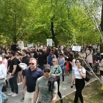 Huge turnout of freedom fighters in Toronto Canada
