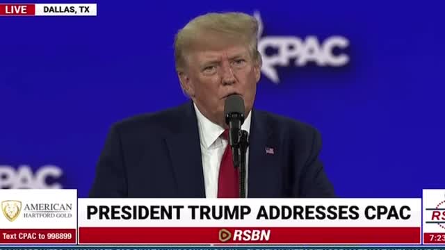 President Trump Speaking at CPAC August 6