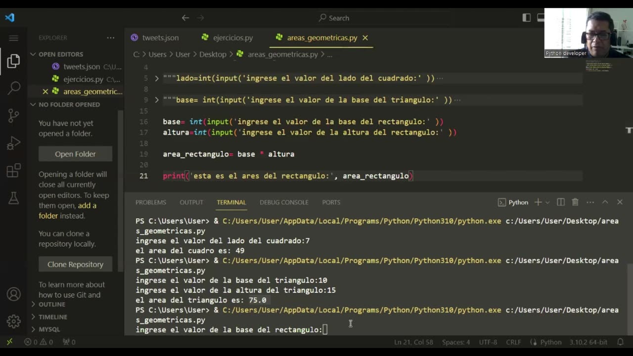 Video 1, 10000 ejercicios de python