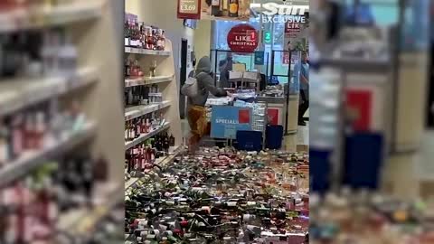 Woman smashes up alcohol worth £10,000 during racist tirade in Aldi