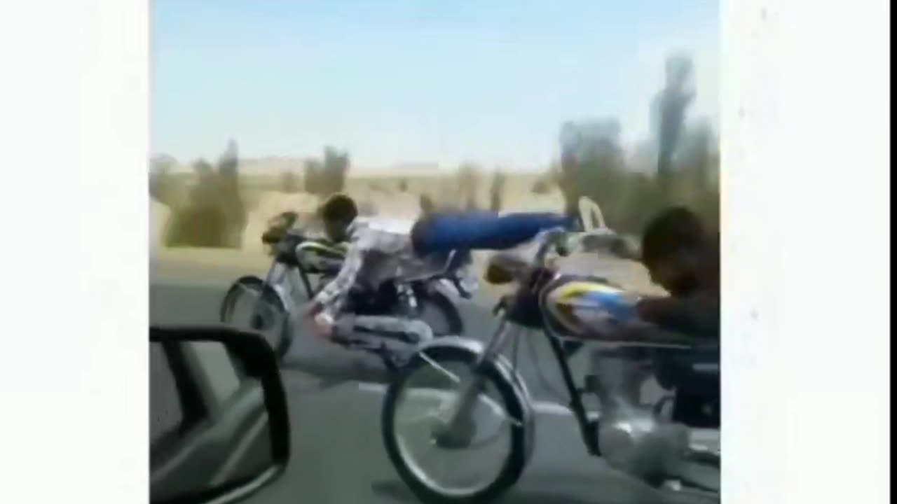 Funny bike ride