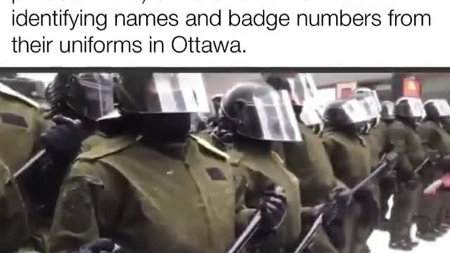 OTTAWA - KEINE NAMEN & KEINE ABZEICHENNUMMERN/NO NAMES & NO BADGE NUMBERS
