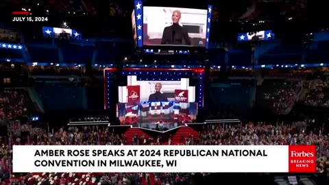 Amber Rose Speaks To The RNC: 'The Media Has Lied To Us About Donald Trump'