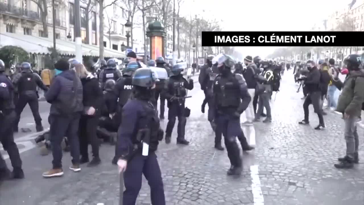 International Action Alert! French Nazis Beat Up Unarmed Truckers and protesters.