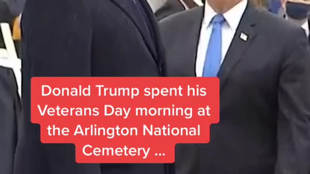 Here’s how the president and the president-elect spent Veterans Day. trump biden veteransday