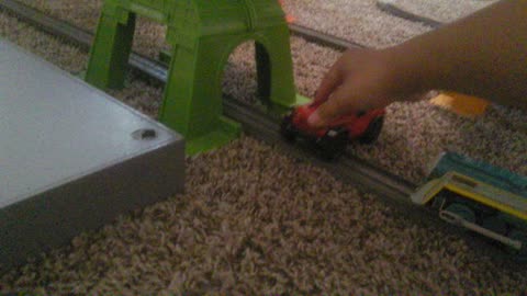 Super 8 Train Crash Scene Remake