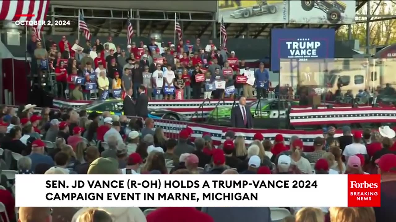 JD Vance Rally Marne Michigan 10/2/24