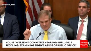 Jim Jordan Questioning of Biden Crime Family Witnesses