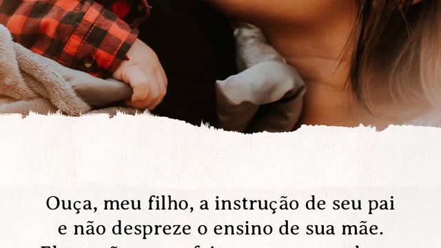 Biblia - Provérbios 1:8,9