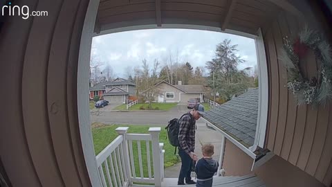 Son Learned Quickly That Mom Can See Him Through Their Ring Video Doorbell