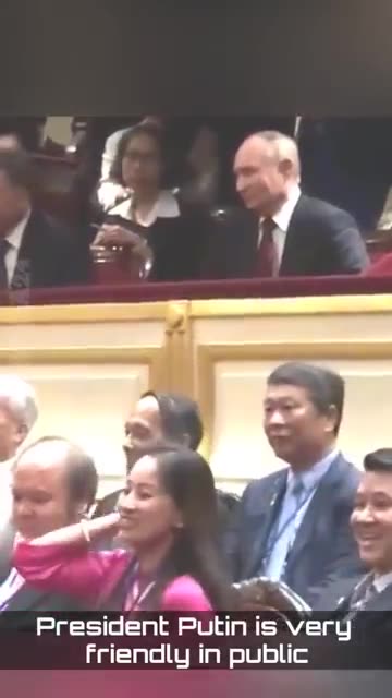 President Putin is very friendly in public #russmika24 #putin #russia #usa #uk ...