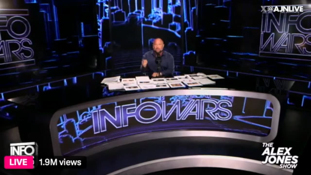 Alex Jones (X) Recorded Clip From A Live Broadcast : Deep State in Panic Over Trump Win