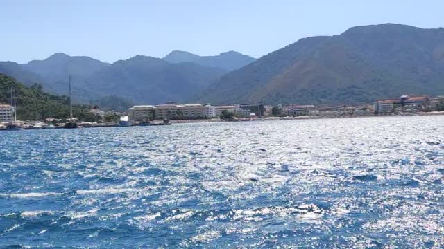 Boat trip by sea