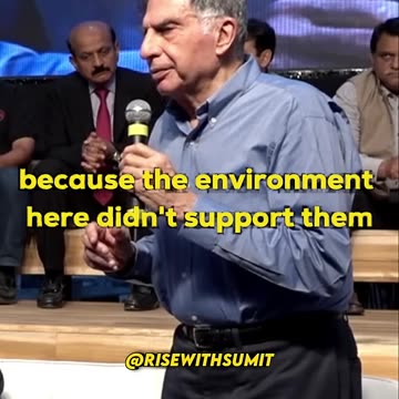 A Message to Young Generation!✨ - Ratan Tata Motivation✨