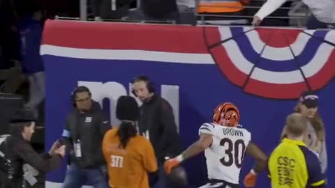 NFL - .chasebrown____ just wanted to celebrate with some Bengals fans 🥹