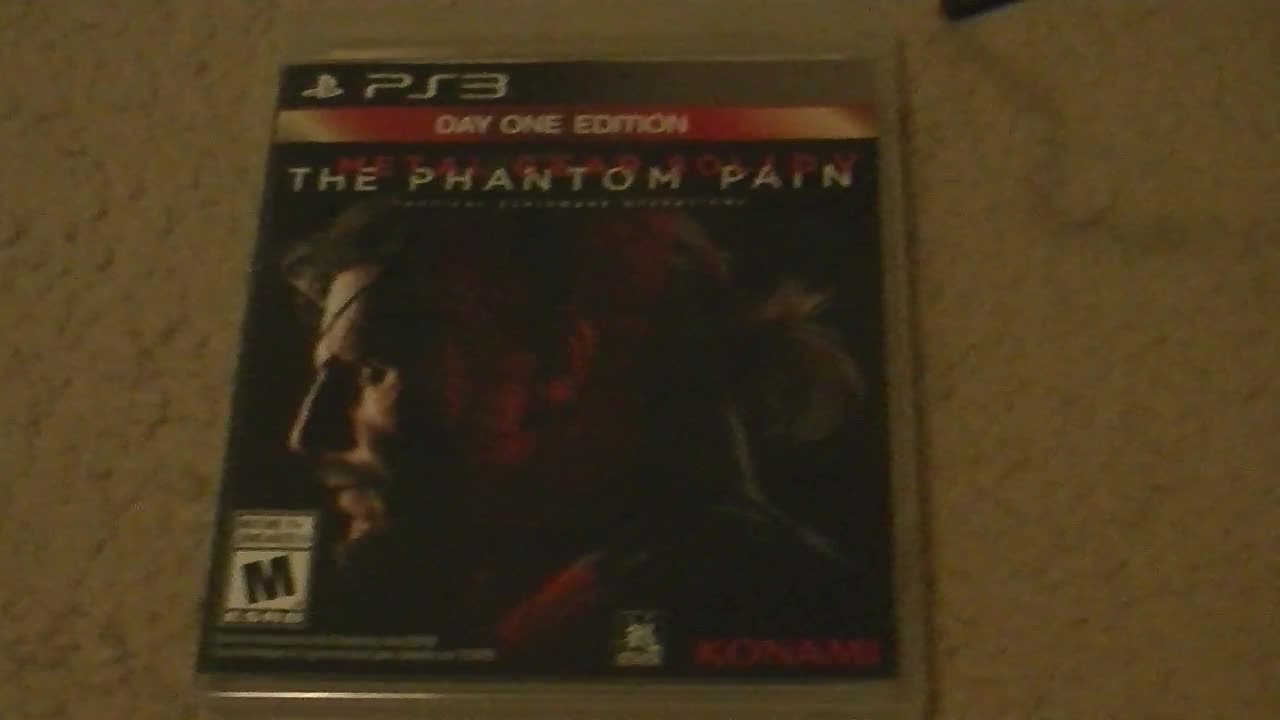 Metal Gear Solid 5 The Phantom Pain Unboxing (PS3)