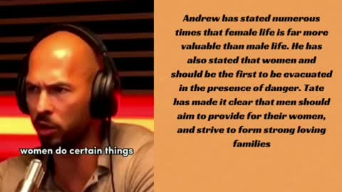Myth 2 - Andrew Tate is a Misogynist / Hates Women