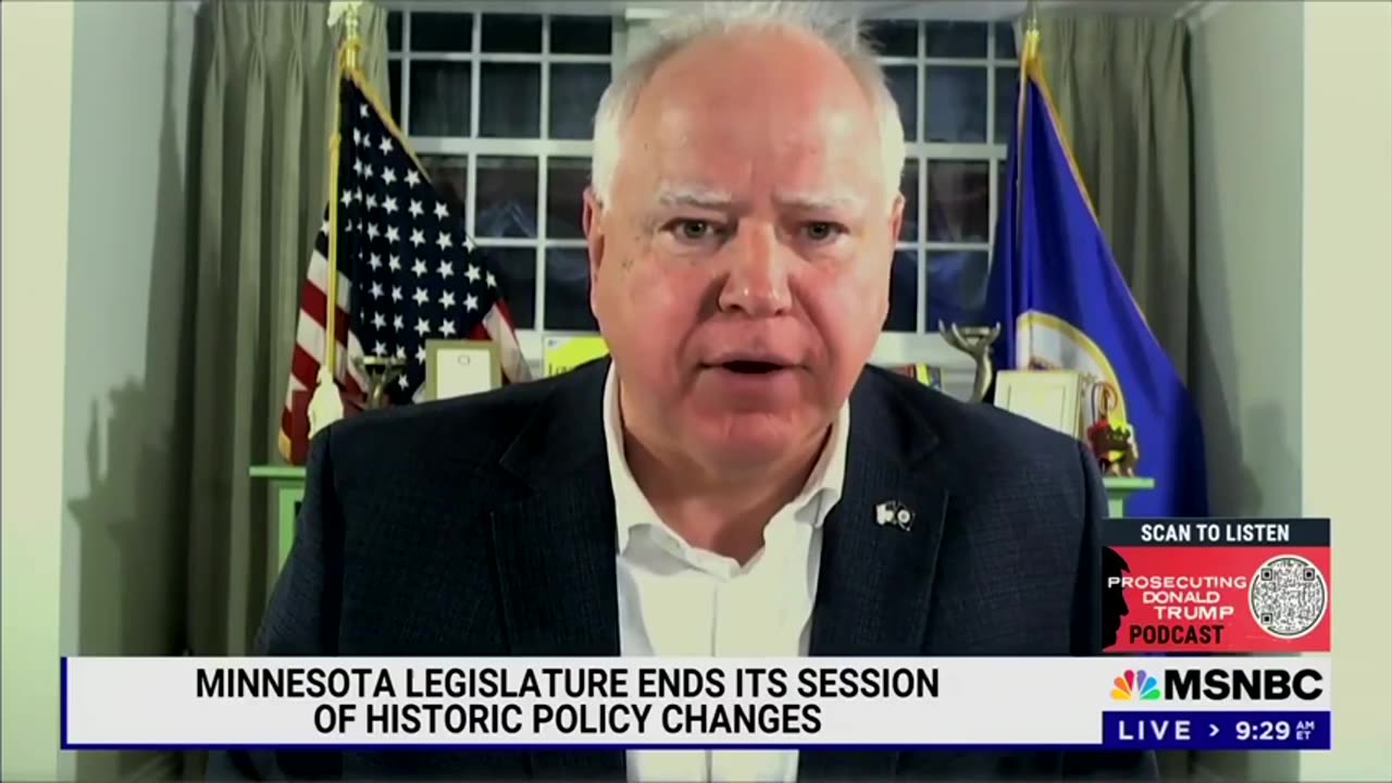 Tim Walz thinks it's "insane" that people would be upset at Target