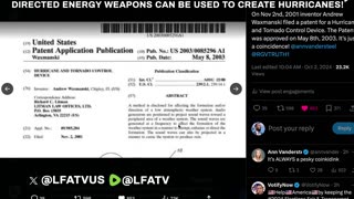 DIRECTED ENERGY WEAPONS CAN BE USED TO CREATE HURRICANES!