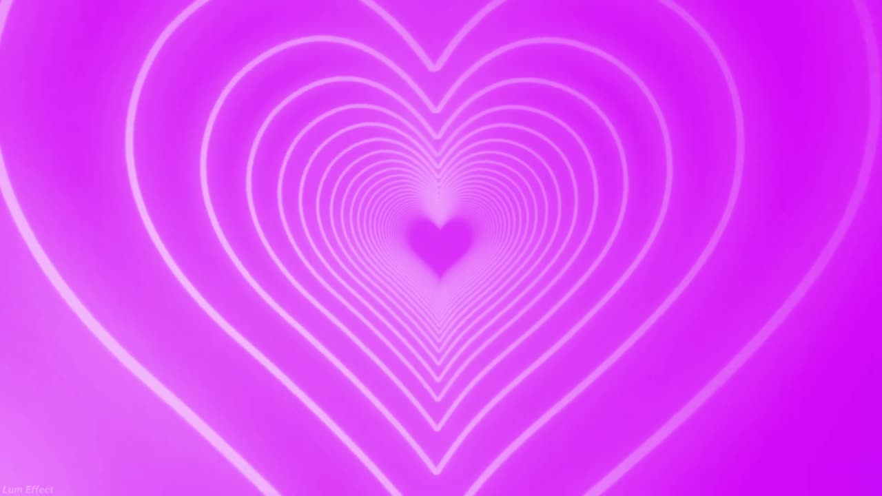 562. Heart Background 562. ❣️Beautiful Pink Neon Heart Romantic