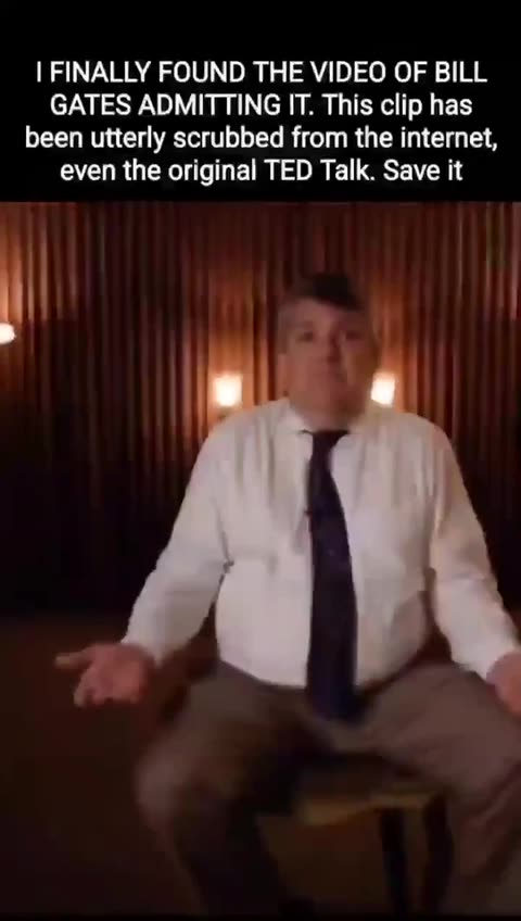 Old TED Talk From Bill Gates