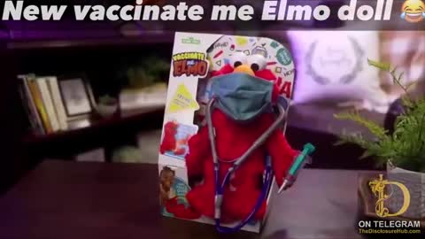 Vaccinate me Elmo doll 😂 it’s a joke but worth the watch