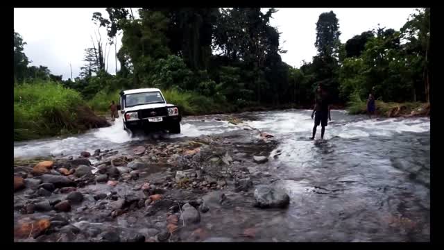 Crossing a Flooded Creek