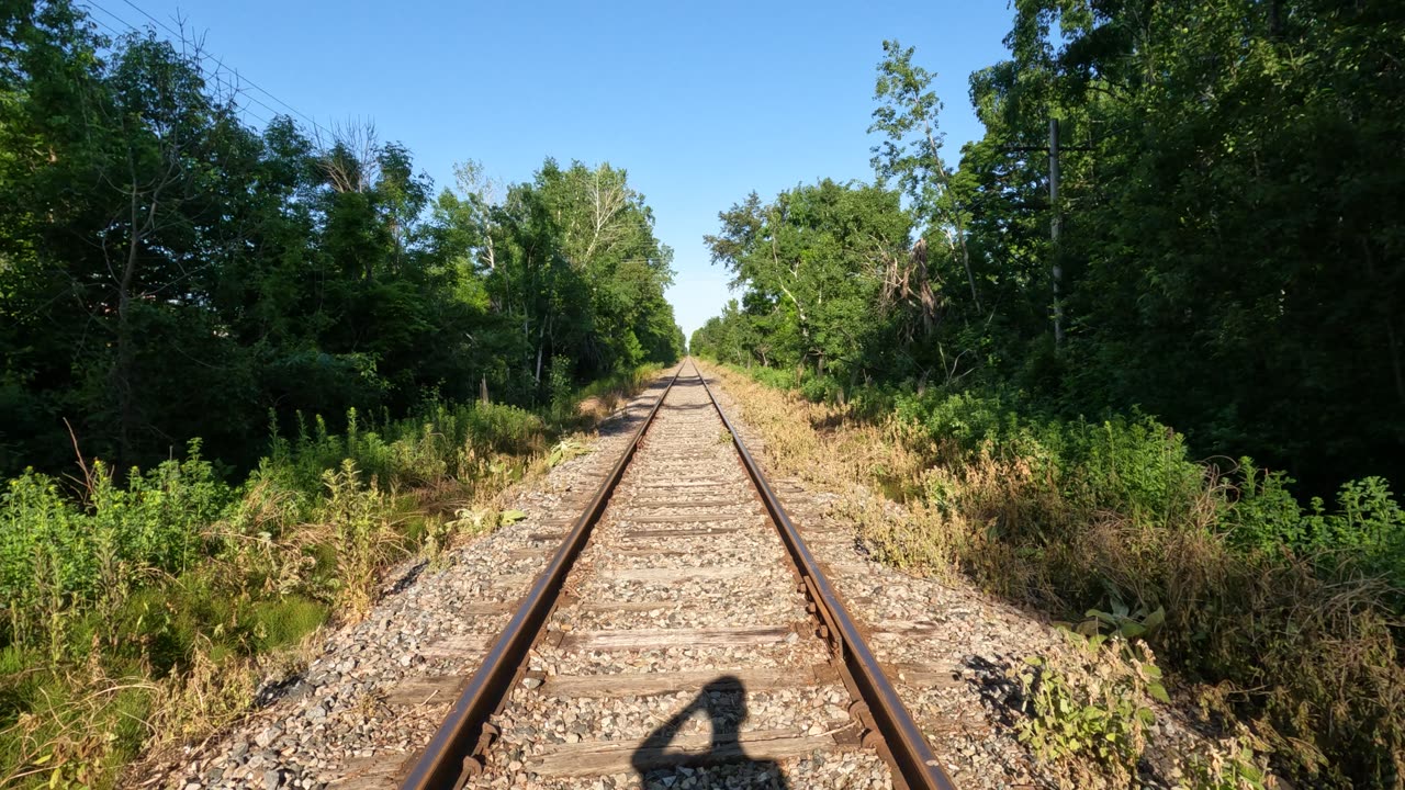 🚇 Hiking The Ottawa Trails Till I Find The Via Rail Canada Train Tracks 🚆🍁☀️