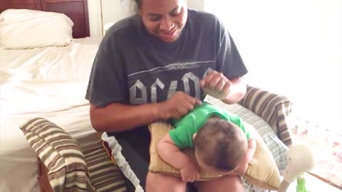 Funniest Baby Reactions When Massages Best Funny Video