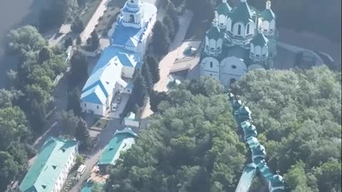 Ukraine War - The first footage of the Svyatogorsk Lavra, liberated by the Russian army