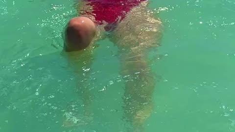 Bikini Girl's Seawater Paddleboard Fitness Challenge