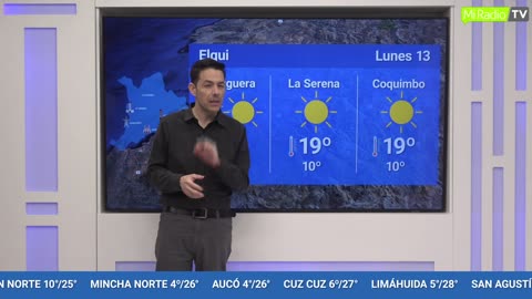 EL TIEMPO EN LA REGIÓN - LUNES 13 DE NOVIEMBRE