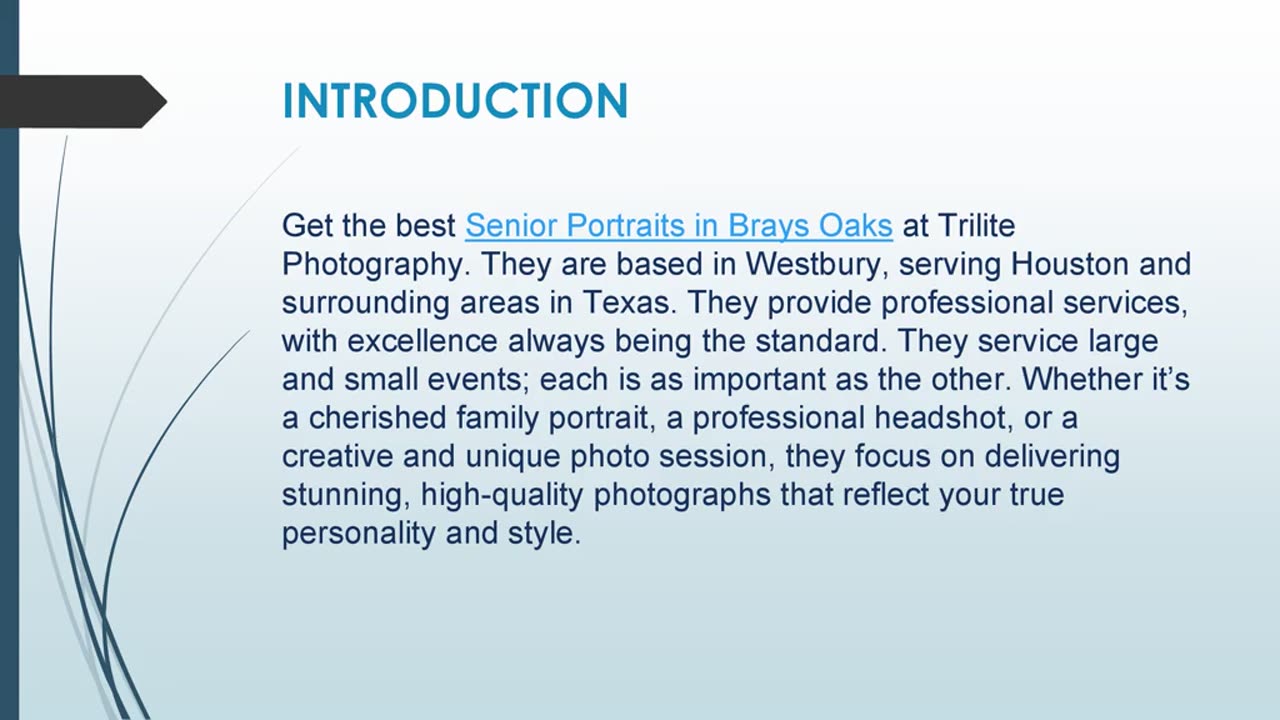 Get the best Senior Portraits in Brays Oaks