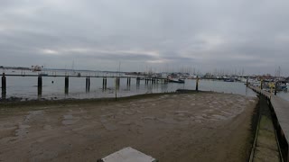 Warsash boat yard. Over the river hamble