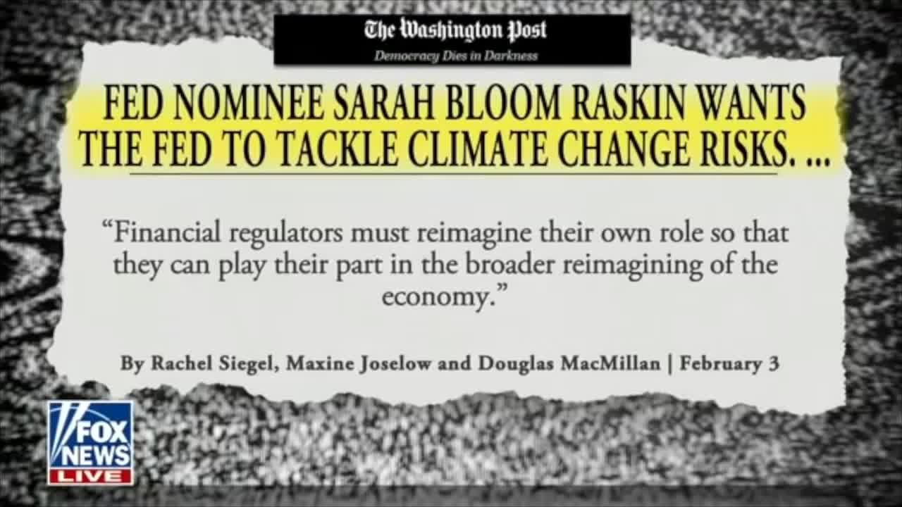 Moderate Joe nominates a communistic radical to destroy fossil fuels