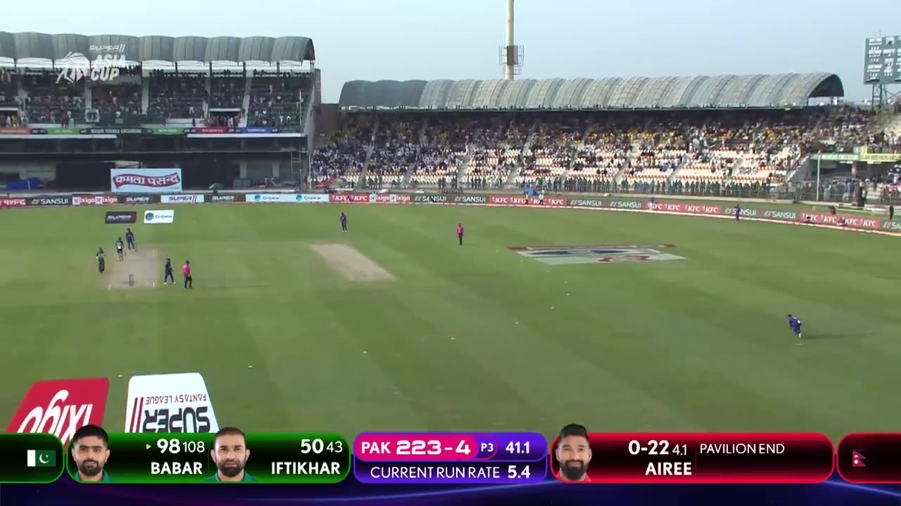 Super 11 Asia Cup 2023 | Match 1 Pakistan V/S Nepal Highlights