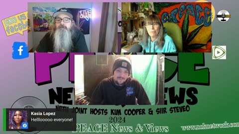 PEACE News & Views Ep108 with Christpher Fisher from Purple Harez Gardens LLC