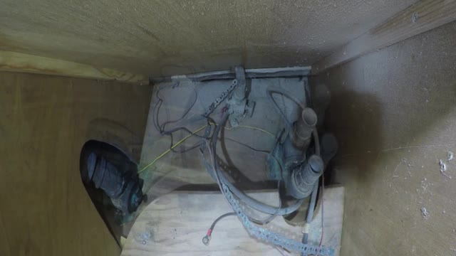 Removing the old seacocks