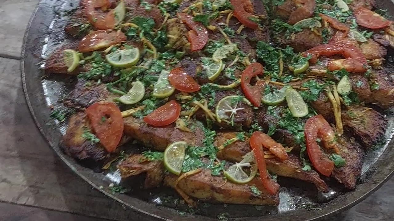 Tawa Fish Traditional Food Charsada KPK Pakistan