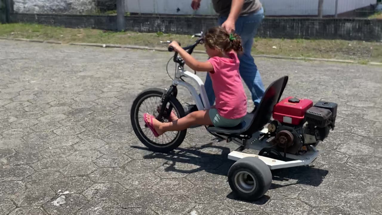 Girl Takes Her Dad on an Unexpected Ride