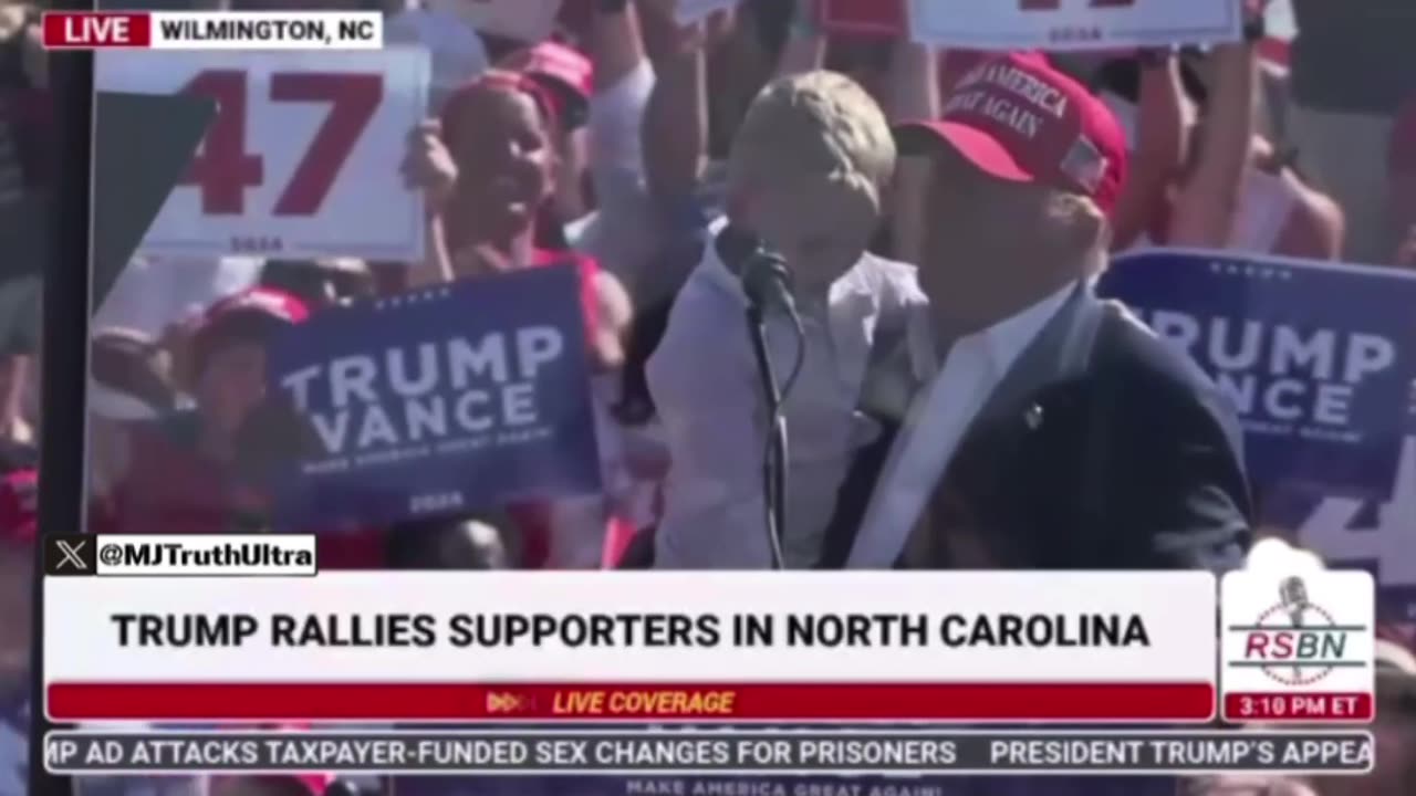 Trumps Grandson ‘Luke’ takes the stage ❤️ “Vote for Grandpa”