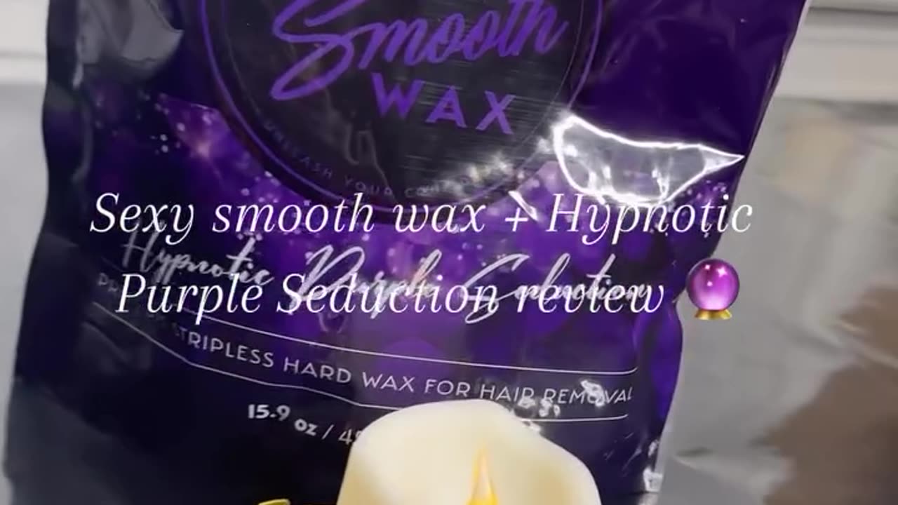 Leg Waxing Using Sexy Smooth Hypnotic Purple Seduction Hard Wax by @Jayy_beauty_mua