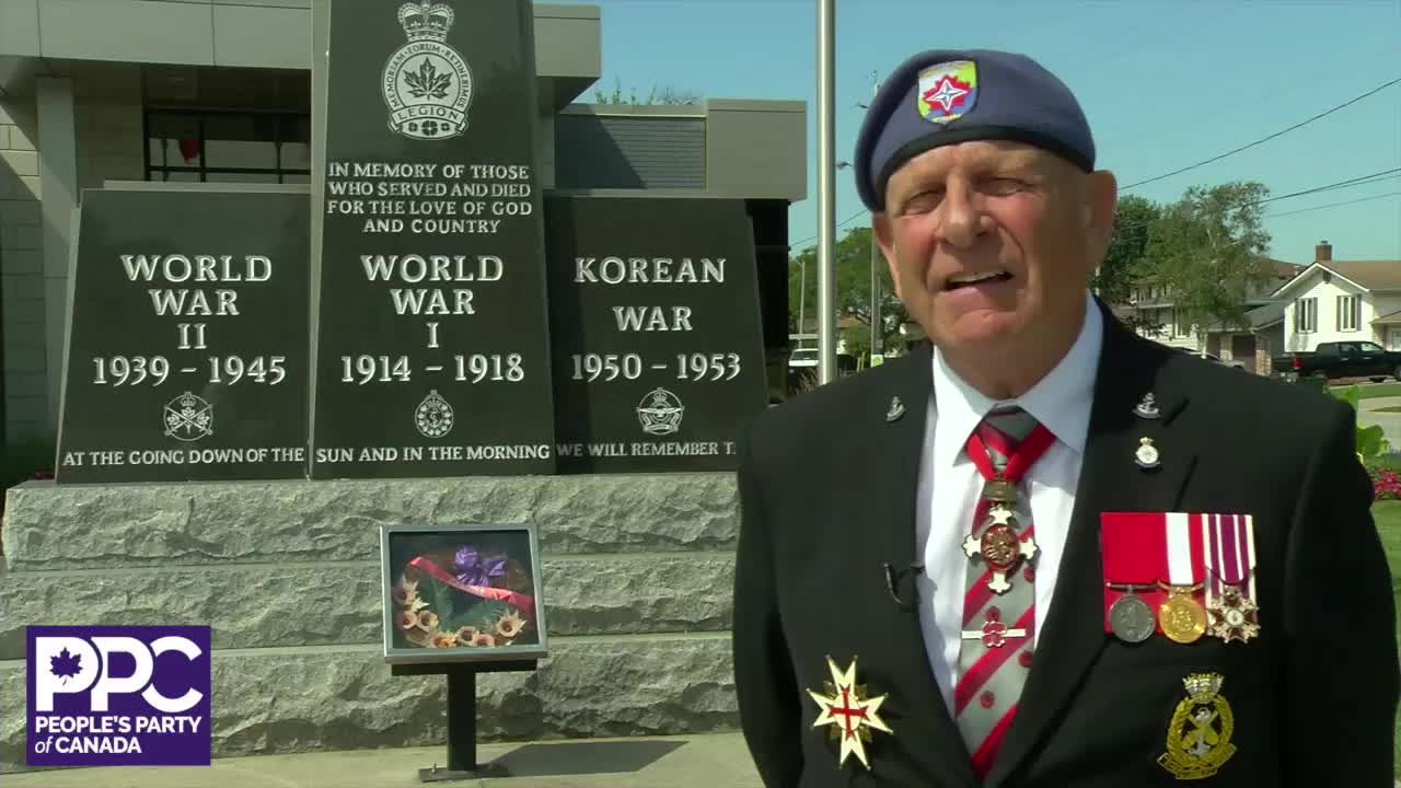Appeal to Liberals and a Promise to Veterans