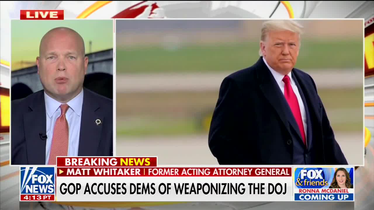 Matt Whitaker on Fox & Friends August 9, 2022