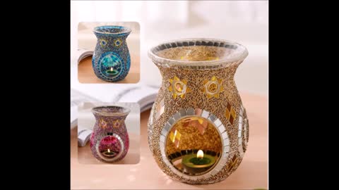 Candle Furnace Aromatherapy Lamp Essential Oil Furnace Household Incense Burner Vintage Light