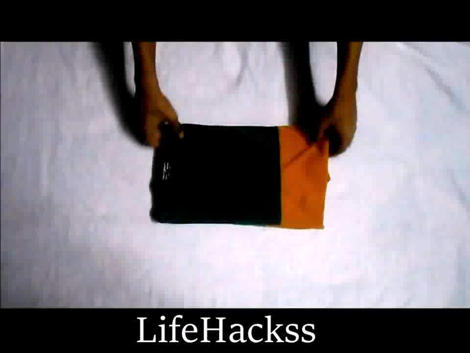 How To Fold a T-shirt in 2 seconds