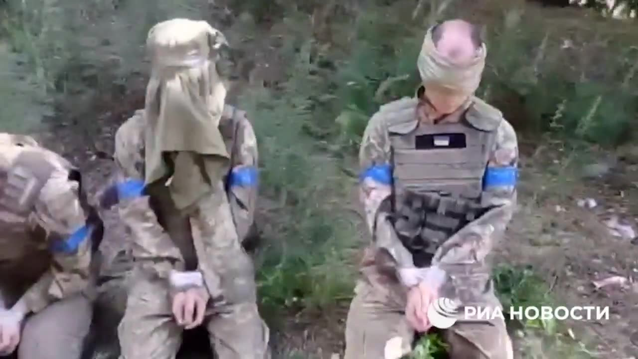 Five Ukrainian POWs were captured in Kursk region by Russian forces